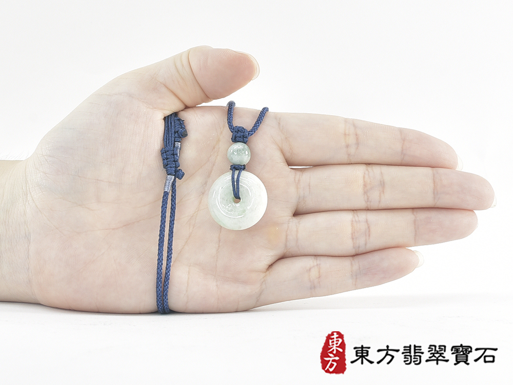 翡翠平安扣項鍊玉珮(平安富貴:平安扣牌A貨翡翠平安扣玉珮、緬甸玉平安扣玉墜)。糯豆種平安扣,PN700。客製化訂做各種翡翠平安扣吊墜玉珮項鍊。★附A貨翡翠雙證書 7.jpg