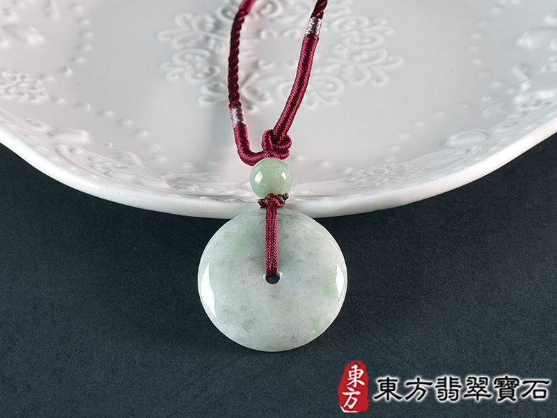 翡翠平安扣項鍊玉珮(平安富貴:平安扣牌A貨翡翠平安扣玉珮、緬甸玉平安扣玉墜)。糯豆種平安扣,PN711。客製化訂做各種翡翠平安扣吊墜玉珮項鍊。★附A貨翡翠雙證書 0.jpg