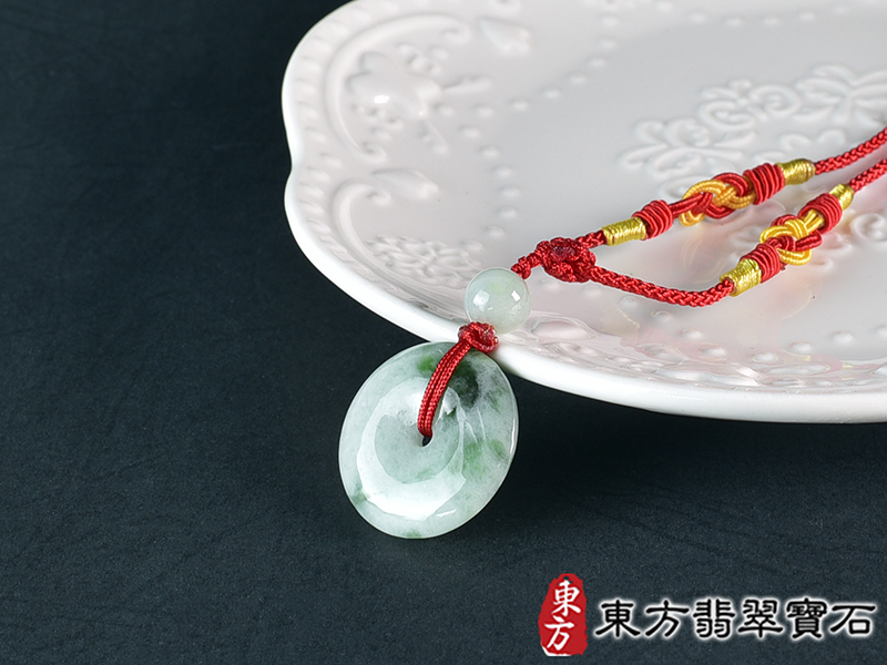 翡翠平安扣項鍊玉珮(平安富貴:平安扣牌A貨翡翠平安扣玉珮、緬甸玉平安扣玉墜)。糯豆種平安扣,PN714。客製化訂做各種翡翠平安扣吊墜玉珮項鍊。★附A貨翡翠雙證書 0.jpg