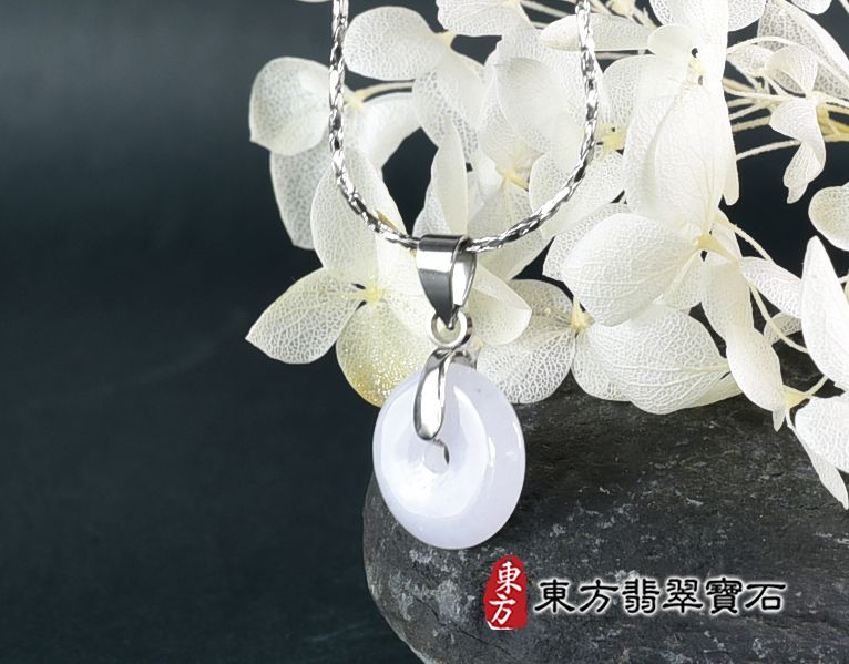 翡翠平安扣項鍊玉珮(平安富貴:平安扣牌A貨翡翠平安扣玉珮、緬甸玉平安扣玉墜)。糯豆種平安扣,PN727。客製化訂做各種翡翠平安扣吊墜玉珮項鍊。★附A貨翡翠雙證書 1.jpg