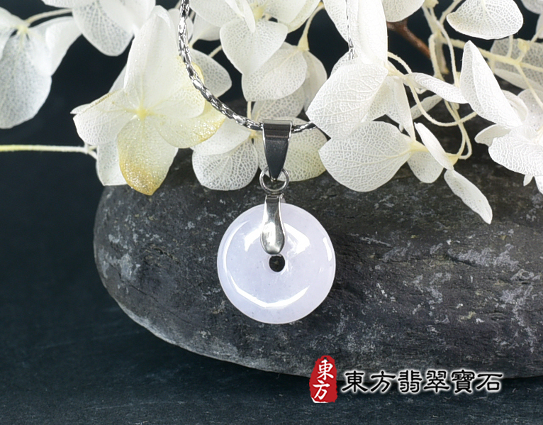 翡翠平安扣項鍊玉珮(平安富貴:平安扣牌A貨翡翠平安扣玉珮、緬甸玉平安扣玉墜)。糯豆種平安扣,PN727。客製化訂做各種翡翠平安扣吊墜玉珮項鍊。★附A貨翡翠雙證書 4.jpg