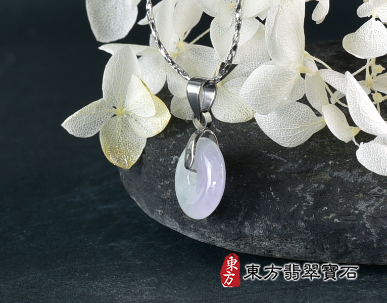 翡翠平安扣項鍊玉珮(平安富貴:平安扣牌A貨翡翠平安扣玉珮、緬甸玉平安扣玉墜)。糯豆種平安扣,PN732。客製化訂做各種翡翠平安扣吊墜玉珮項鍊。★附A貨翡翠雙證書 1.jpg