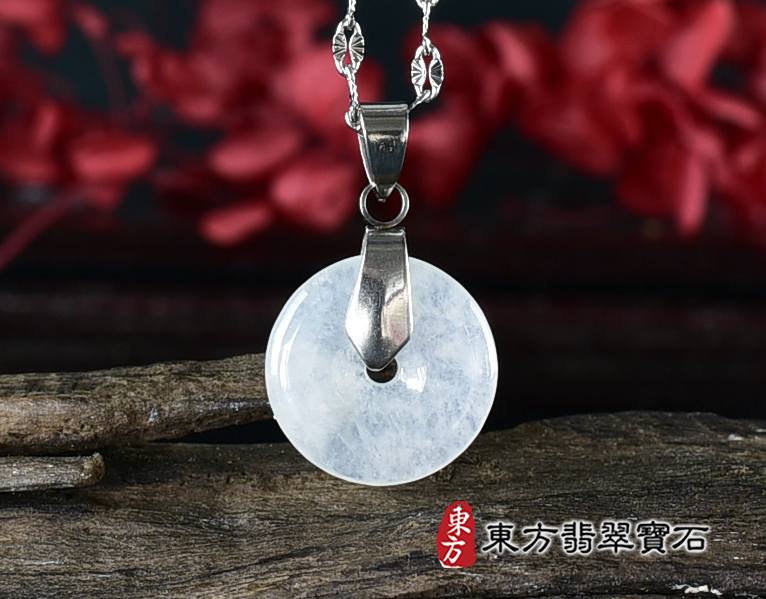 翡翠平安扣項鍊玉珮(平安富貴:平安扣牌A貨翡翠平安扣玉珮、緬甸玉平安扣玉墜)。糯豆種平安扣,PN771。客製化訂做各種翡翠平安扣吊墜玉珮項鍊。★附A貨翡翠雙證書 0.jpg