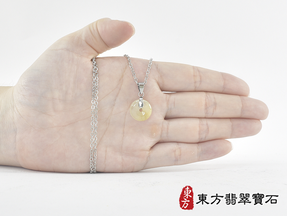 翡翠平安扣項鍊玉珮(平安富貴:平安扣牌A貨翡翠平安扣玉珮、緬甸玉平安扣玉墜)。糯豆種平安扣,PN797。客製化訂做各種翡翠平安扣吊墜玉珮項鍊。★附A貨翡翠雙證書 5.jpg