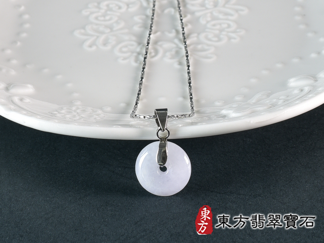 翡翠平安扣項鍊玉珮(平安富貴:平安扣牌A貨翡翠平安扣玉珮、緬甸玉平安扣玉墜)。糯豆種平安扣,PN837。客製化訂做各種翡翠平安扣吊墜玉珮項鍊。★附A貨翡翠雙證書 0.jpg