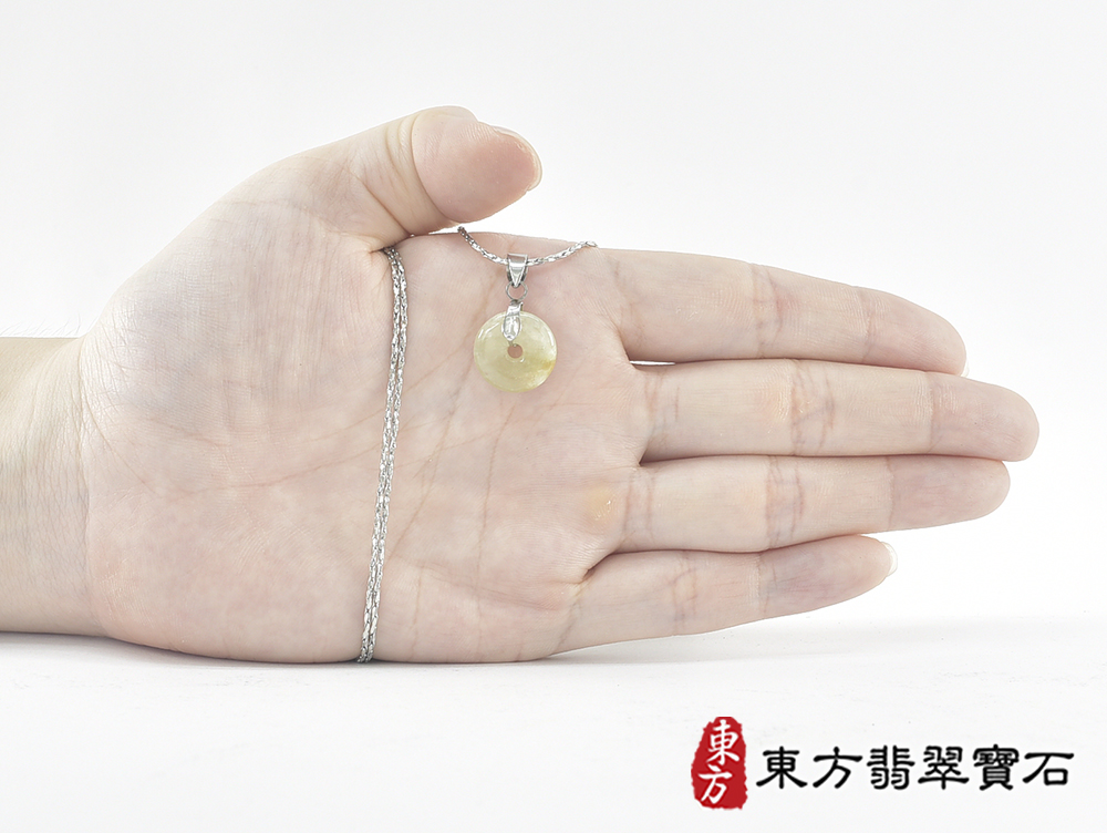 翡翠平安扣項鍊玉珮(平安富貴:平安扣牌A貨翡翠平安扣玉珮、緬甸玉平安扣玉墜)。糯豆種平安扣,PN863。客製化訂做各種翡翠平安扣吊墜玉珮項鍊。★附A貨翡翠雙證書 5.jpg