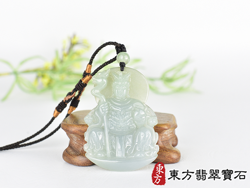 翡翠瑤池金母項鍊玉珮(王母娘娘:瑤池金母牌A貨翡翠瑤池金母玉珮、緬甸玉瑤池金母玉墜)。油青豆種翡翠瑤池金母,QE093。客製化訂做各種翡翠瑤池金母吊墜玉珮項鍊。★附A貨翡翠雙證書 0.jpg