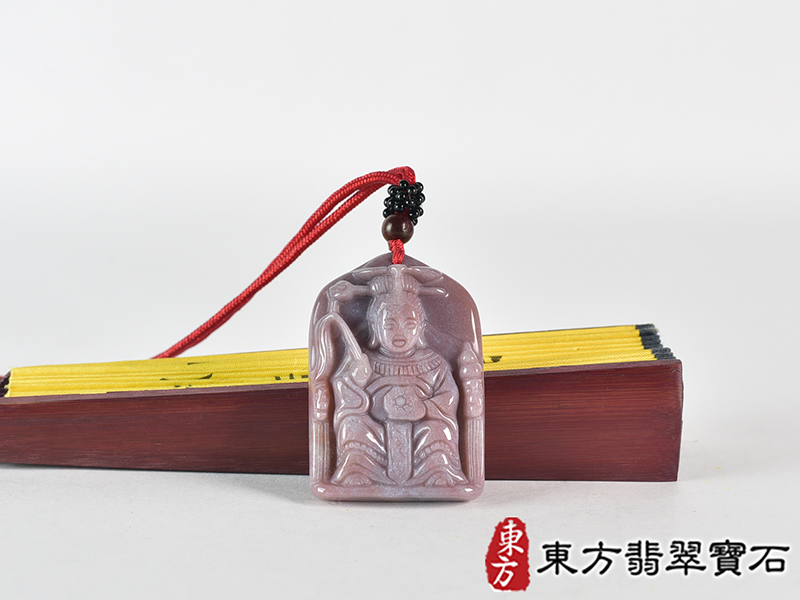 水草玉地母娘娘項鍊玉珮(地母元君:地母娘娘牌水草玉地母娘娘玉珮、水草玉地母娘娘玉墜)。水草玉地母娘娘,QN072。客製化訂做水草玉地母娘娘吊墜玉珮項鍊。★附東方翡翠寶石保證卡 0.jpg