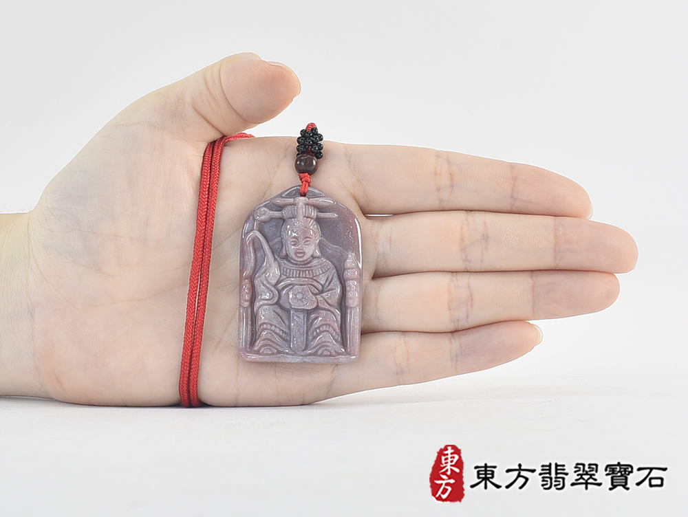 水草玉地母娘娘項鍊玉珮(地母元君:地母娘娘牌水草玉地母娘娘玉珮、水草玉地母娘娘玉墜)。水草玉地母娘娘,QN072。客製化訂做水草玉地母娘娘吊墜玉珮項鍊。★附東方翡翠寶石保證卡 5.jpg