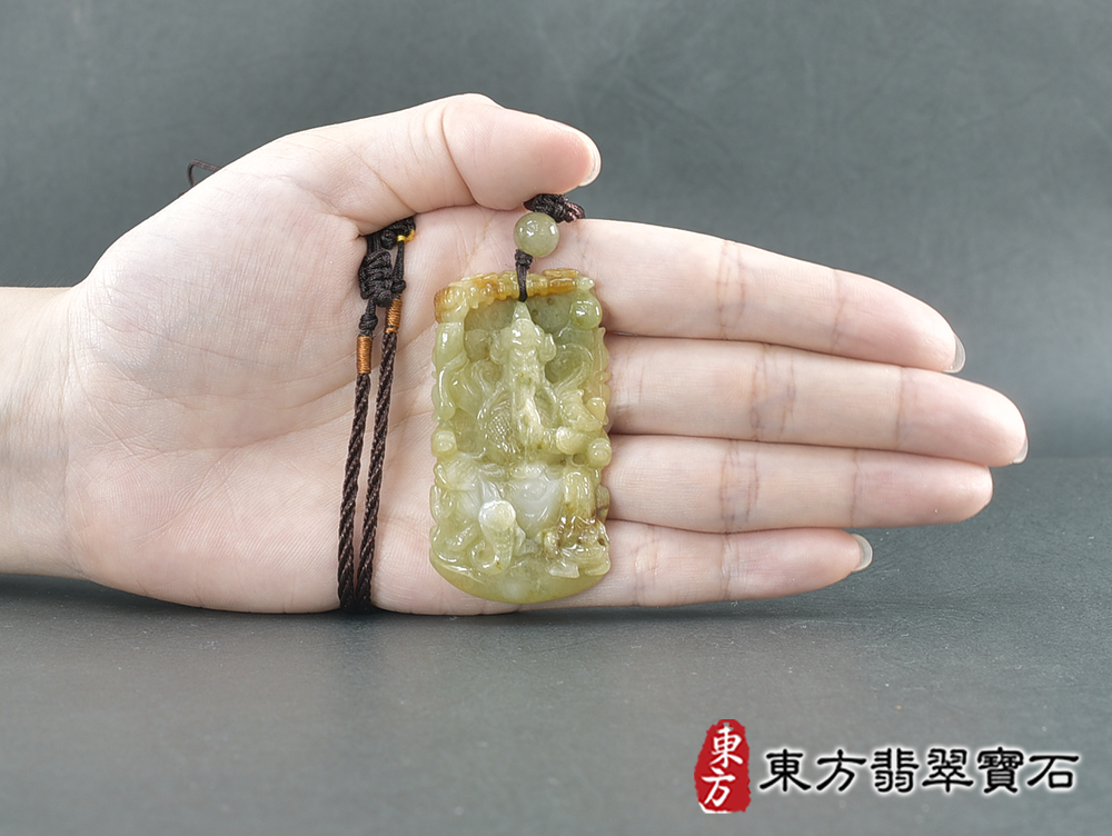 翡翠玄天上帝項鍊玉珮(玄天上帝:玄天上帝牌A貨翡翠玄天上帝玉珮、緬甸玉玄天上帝玉墜)。ST183。客製化訂做各種翡翠玄天上帝吊墜玉珮項鍊。★附A貨翡翠雙證書 5.jpg