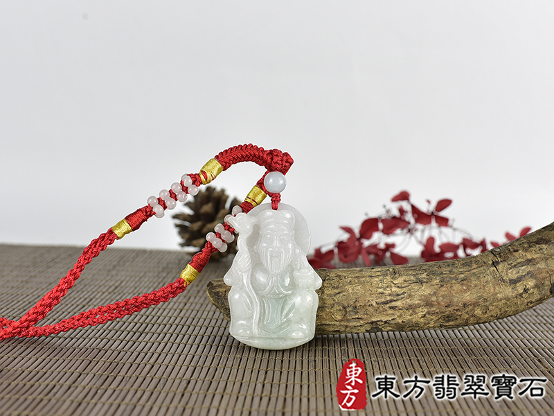 翡翠土地公項鍊玉珮(福德正神:土地公牌A貨翡翠土地公玉珮、緬甸玉土地公玉墜)。土地公TD064。客製化訂做各種翡翠土地公吊墜玉珮項鍊。★附A貨翡翠雙證書 0.jpg