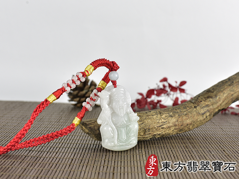 翡翠土地公項鍊玉珮(福德正神:土地公牌A貨翡翠土地公玉珮、緬甸玉土地公玉墜)。土地公TD064。客製化訂做各種翡翠土地公吊墜玉珮項鍊。★附A貨翡翠雙證書 1.jpg