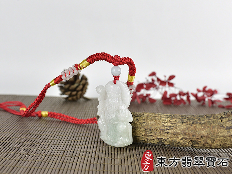 翡翠土地公項鍊玉珮(福德正神:土地公牌A貨翡翠土地公玉珮、緬甸玉土地公玉墜)。土地公TD064。客製化訂做各種翡翠土地公吊墜玉珮項鍊。★附A貨翡翠雙證書 2.jpg