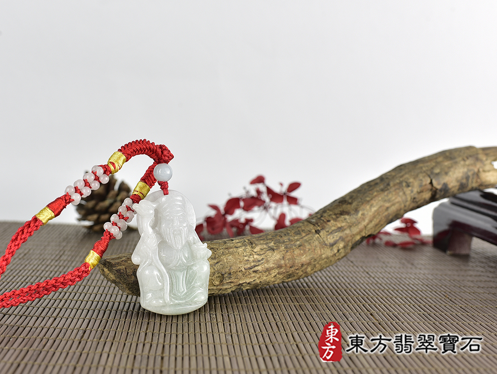 翡翠土地公項鍊玉珮(福德正神:土地公牌A貨翡翠土地公玉珮、緬甸玉土地公玉墜)。土地公TD064。客製化訂做各種翡翠土地公吊墜玉珮項鍊。★附A貨翡翠雙證書 4.jpg