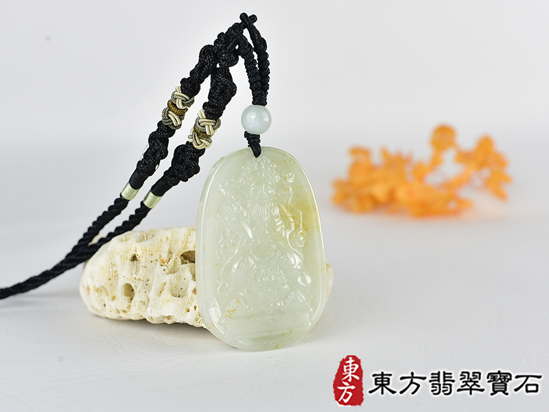 翡翠土地公項鍊玉珮(福德正神:土地公牌A貨翡翠土地公玉珮、緬甸玉土地公玉墜)。土地公TD072。客製化訂做各種翡翠土地公吊墜玉珮項鍊。★附A貨翡翠雙證書 1.jpg