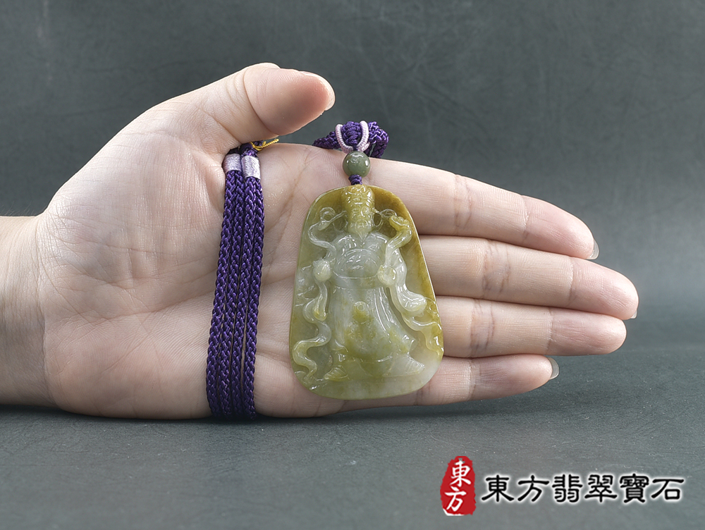 翡翠土地公項鍊玉珮(福德正神:土地公牌A貨翡翠土地公玉珮、緬甸玉土地公玉墜)。土地公TD073。客製化訂做各種翡翠土地公吊墜玉珮項鍊。★附A貨翡翠雙證書 5.jpg