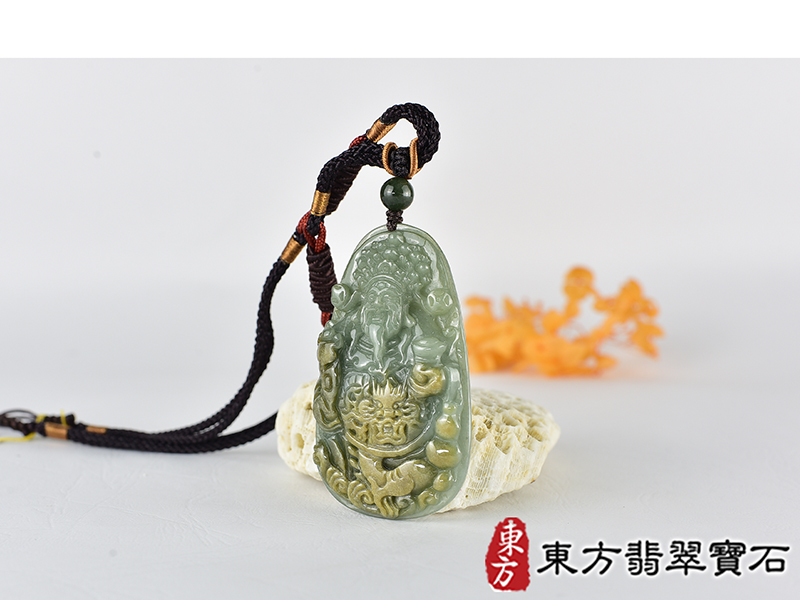 翡翠土地公項鍊玉珮(福德正神:土地公牌A貨翡翠土地公玉珮、緬甸玉土地公玉墜)。土地公TD078。客製化訂做各種翡翠土地公吊墜玉珮項鍊。★附A貨翡翠雙證書 1.jpg