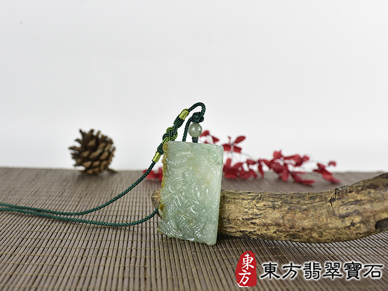 翡翠三太子項鍊玉珮(中壇元帥、哪吒:三太子牌A貨翡翠三太子玉珮、緬甸玉哪吒三太子玉墜)。翡翠三太子,TT222。客製化訂做各種翡翠哪吒三太子吊墜玉珮項鍊。★附A貨翡翠雙證書 1.jpg