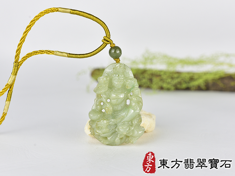 翡翠文殊菩薩項鍊玉珮(文殊菩薩:文殊菩薩牌A貨翡翠文殊菩薩玉珮、緬甸玉文殊菩薩玉墜)。翡翠文殊菩薩,WS204。客製化訂做各種翡翠文殊菩薩吊墜玉珮項鍊。★附A貨翡翠雙證書 0.jpg