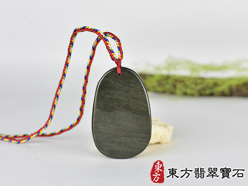 金曜石文殊菩薩項鍊玉珮(文殊菩薩:文殊菩薩牌金曜石文殊菩薩玉珮、金曜石文殊菩薩玉墜)。金曜石文殊菩薩,WS208。客製化訂做各種金曜石文殊菩薩吊墜玉珮項鍊。★附東方翡翠寶石保證卡 3.jpg