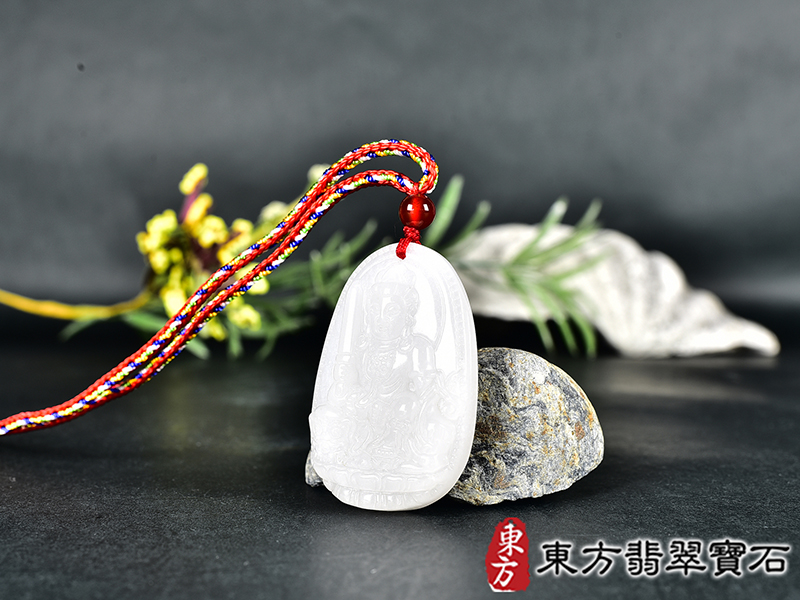 新疆白玉文殊菩薩項鍊玉珮(文殊菩薩:文殊菩薩牌新疆白玉文殊菩薩玉珮、新疆白玉文殊菩薩玉墜)。新疆白玉文殊菩薩,WS212。客製化訂做各種新疆白玉文殊菩薩吊墜玉珮項鍊。★附東方翡翠寶石保證卡 1.jpg