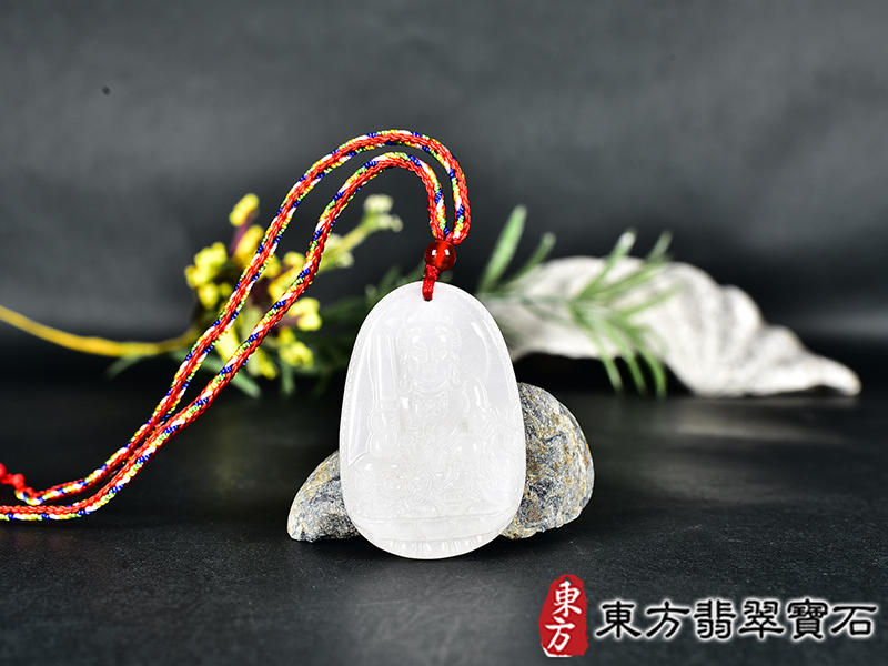 新疆白玉文殊菩薩項鍊玉珮(文殊菩薩:文殊菩薩牌新疆白玉文殊菩薩玉珮、新疆白玉文殊菩薩玉墜)。新疆白玉文殊菩薩,WS214。客製化訂做各種新疆白玉文殊菩薩吊墜玉珮項鍊。★附東方翡翠寶石保證卡 0.jpg
