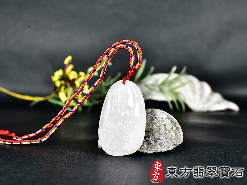 新疆白玉文殊菩薩項鍊玉珮(文殊菩薩:文殊菩薩牌新疆白玉文殊菩薩玉珮、新疆白玉文殊菩薩玉墜)。新疆白玉文殊菩薩,WS214。客製化訂做各種新疆白玉文殊菩薩吊墜玉珮項鍊。★附東方翡翠寶石保證卡 1.jpg