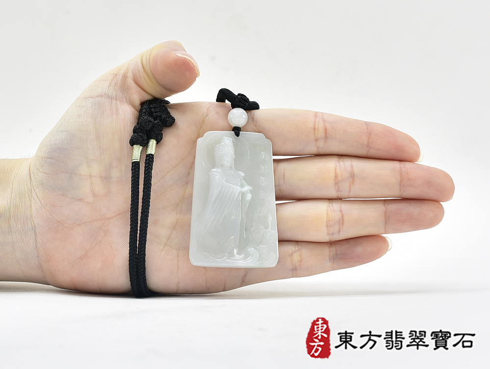 翡翠觀音項鍊玉珮(觀世音菩薩:觀音牌A貨翡翠觀音玉珮、緬甸玉觀世音菩薩玉墜)。觀音,GY2214。客製化訂做各種翡翠觀音吊墜玉珮項鍊。★附A貨翡翠雙證書 5.jpg