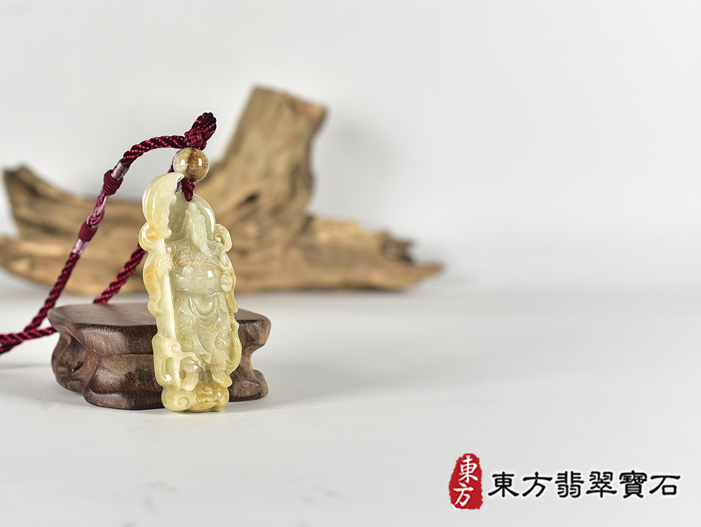 翡翠關公項鍊玉珮(關聖帝君:關公牌A貨翡翠關公玉珮、緬甸玉關公玉墜)。關公,KG789。客製化訂做各種翡翠關公吊墜玉珮項鍊。★附A貨翡翠雙證書 4.jpg