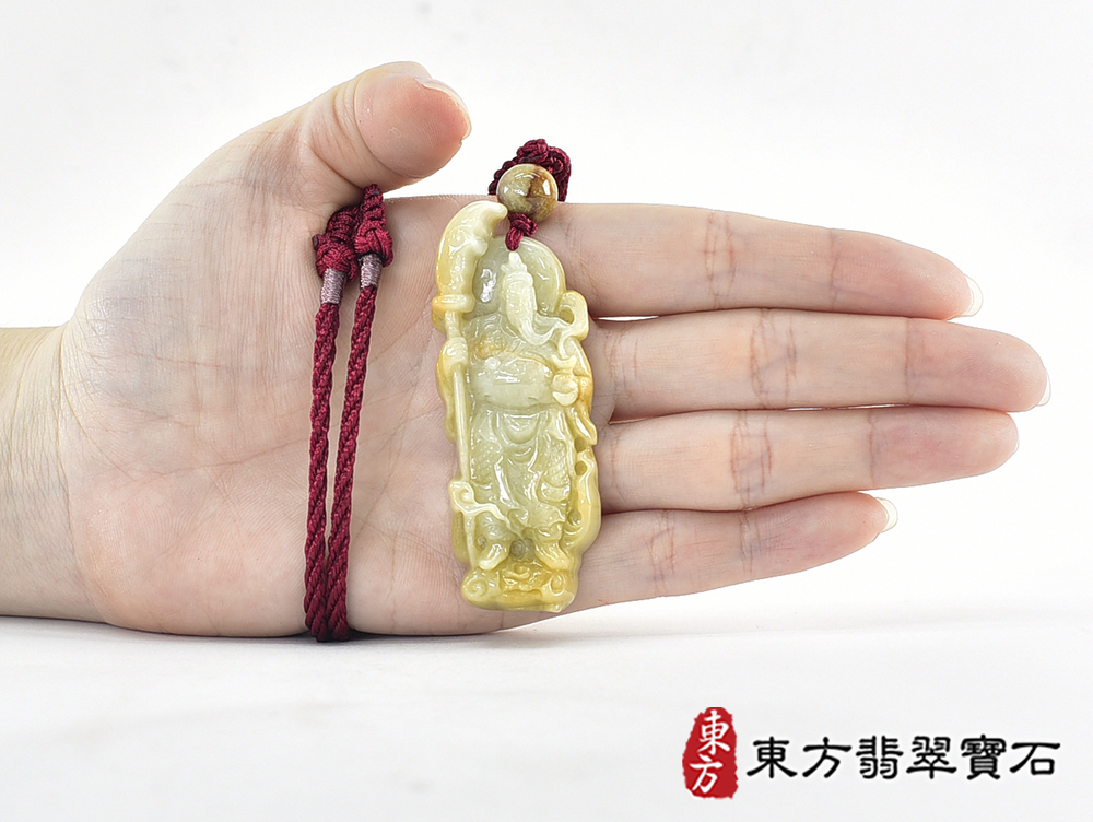 翡翠關公項鍊玉珮(關聖帝君:關公牌A貨翡翠關公玉珮、緬甸玉關公玉墜)。關公,KG789。客製化訂做各種翡翠關公吊墜玉珮項鍊。★附A貨翡翠雙證書 5.jpg