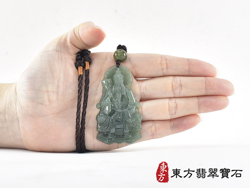 三清祖師玉清天尊、元始天尊項鍊玉珮(元始天尊、玉青天尊A貨翡翠玉珮、緬甸玉玉青天尊玉墜)。細豆種元始天尊,KN293。客製化訂做各種翡翠玉青天尊吊墜玉珮項鍊。★附A貨翡翠雙證書 5.jpg