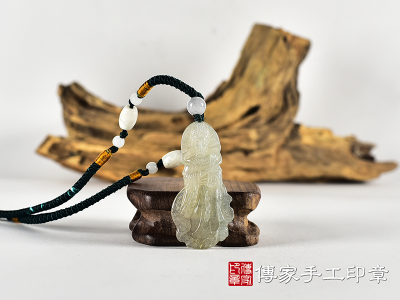 翡翠媽祖項鍊玉珮(天上聖母:媽祖牌A貨翡翠媽祖玉珮、緬甸玉媽祖玉墜)。綠色糯種媽祖,MD356。客製化訂做各種翡翠媽祖吊墜玉珮項鍊。★附A貨翡翠雙證書 0.jpg