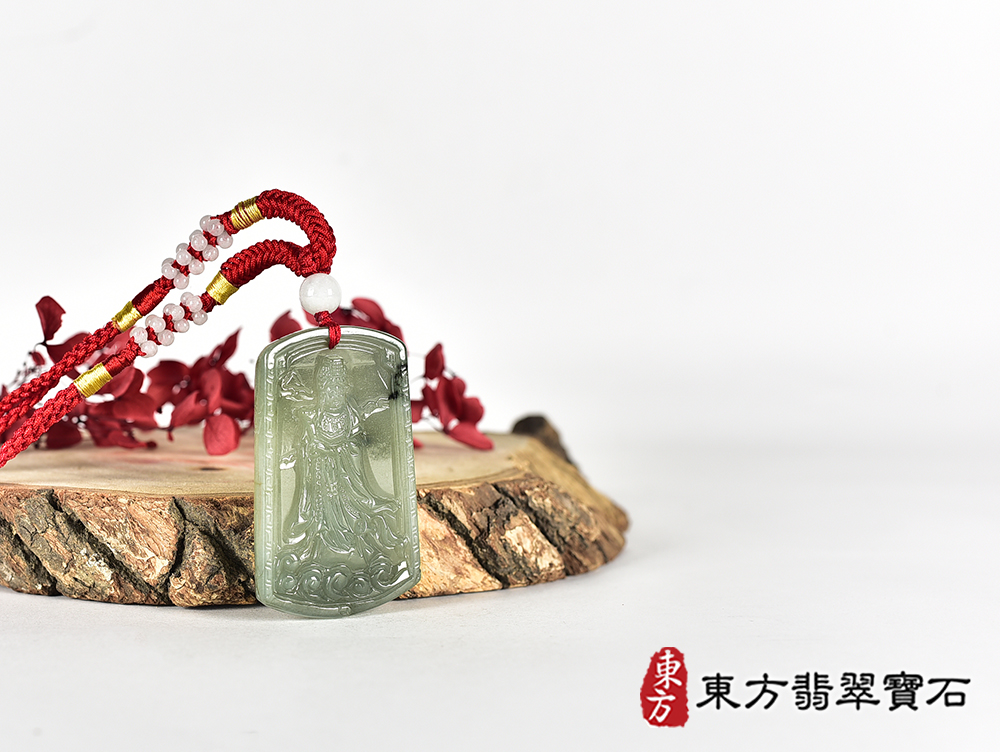 翡翠媽祖項鍊玉珮(天上聖母:媽祖牌A貨翡翠媽祖玉珮、緬甸玉媽祖玉墜)。綠色糯種媽祖,MD370。客製化訂做各種翡翠媽祖吊墜玉珮項鍊。★附A貨翡翠雙證書 4.jpg