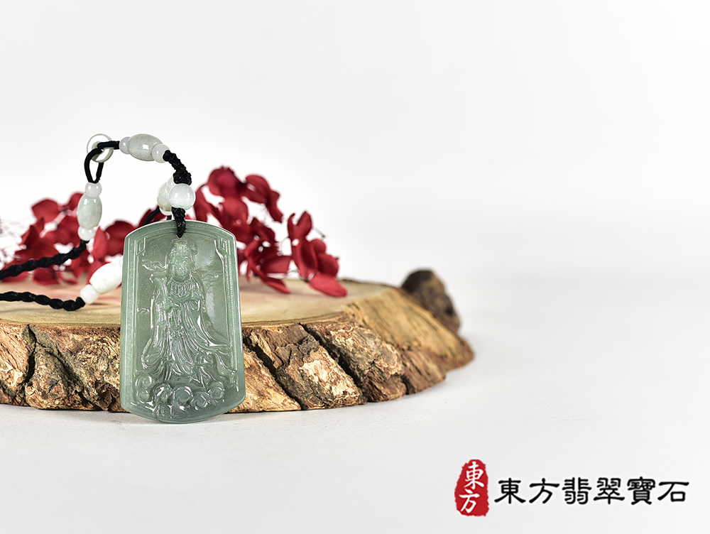 翡翠媽祖項鍊玉珮(天上聖母:媽祖牌A貨翡翠媽祖玉珮、緬甸玉媽祖玉墜)。綠色糯種媽祖,MD371。客製化訂做各種翡翠媽祖吊墜玉珮項鍊。★附A貨翡翠雙證書 4.jpg