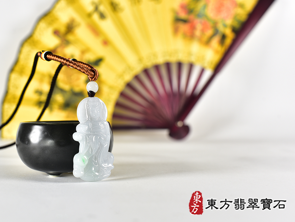 翡翠媽祖項鍊玉珮(天上聖母:媽祖牌A貨翡翠媽祖玉珮、緬甸玉媽祖玉墜)。綠色糯種媽祖,MD378。客製化訂做各種翡翠媽祖吊墜玉珮項鍊。★附A貨翡翠雙證書 4.jpg