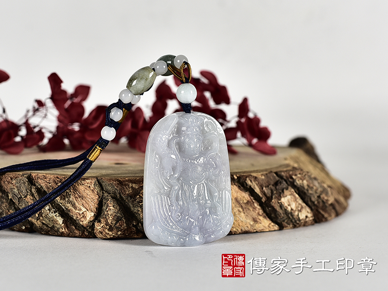 翡翠九天玄女項鍊玉珮(九天玄女:九天玄女牌A貨翡翠九天玄女玉珮、緬甸玉九天玄女玉墜)。NT070。客製化訂做各種翡翠九天玄女吊墜玉珮項鍊。★附A貨翡翠雙證書 2.jpg