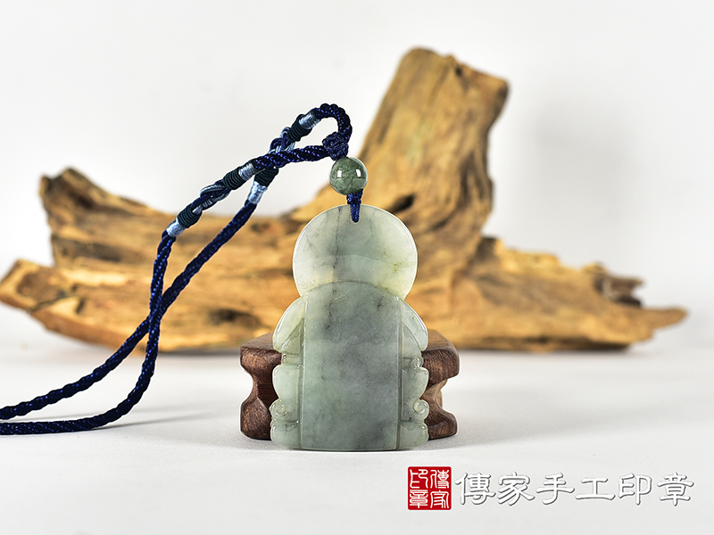 翡翠五府千歲項鍊玉珮(池府千歲:五府千歲牌A貨翡翠五府千歲玉珮、緬甸玉五府千歲玉墜)。WF028。客製化訂做各種翡翠五府千歲吊墜玉珮項鍊,★附A貨翡翠雙證書 3.jpg
