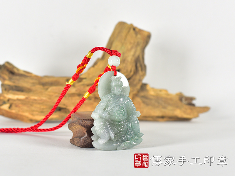 翡翠五府千歲項鍊玉珮(池府千歲:五府千歲牌A貨翡翠五府千歲玉珮、緬甸玉五府千歲玉墜)。WF031。客製化訂做各種翡翠五府千歲吊墜玉珮項鍊,★附A貨翡翠雙證書 1.jpg