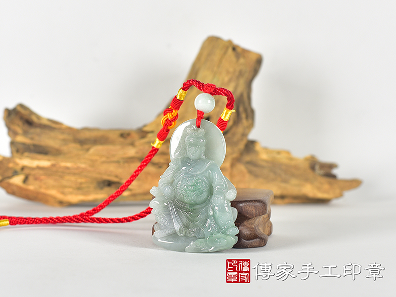 翡翠五府千歲項鍊玉珮(池府千歲:五府千歲牌A貨翡翠五府千歲玉珮、緬甸玉五府千歲玉墜)。WF031。客製化訂做各種翡翠五府千歲吊墜玉珮項鍊,★附A貨翡翠雙證書 2.jpg
