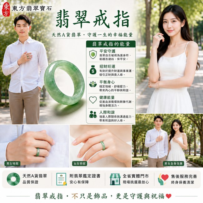 翡翠戒指（玉戒指、A貨翡翠戒指、緬甸玉戒指，版指戒，版戒指，結婚戒指、結婚對戒、男女對戒）。淡綠色糯種戒指，國際圍9，RNG016。客製化訂做各種翡翠戒指吊墜玉珮項鍊。★附A貨翡翠雙證書4