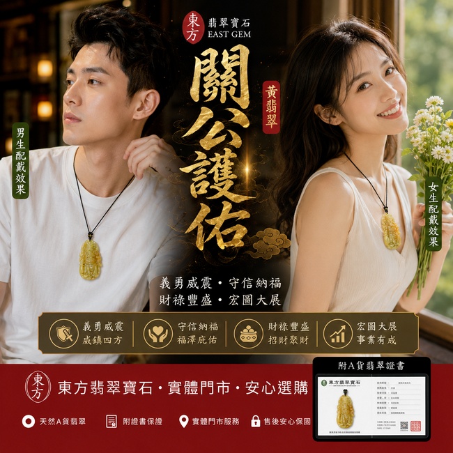 (已出售勿下標,可訂做)翡翠關公項鍊玉珮|義勇威震・守信納福・財祿豐盛・宏圖大展|A貨黃翡翠・黃韻雅緻・玉質溫潤|緬甸玉關聖帝君玉墜|黃翡關公玉珮KG438|客製化訂做|附A貨翡翠雙證書2 (已出售勿下標,可訂做)翡翠關公項鍊玉珮|義勇威震・守信納福・財祿豐盛・宏圖大展|A貨黃翡翠・黃韻雅緻・玉質溫潤|緬甸玉關聖帝君玉墜|黃翡關公玉珮KG438|客製化訂做|附A貨翡翠雙證書2
