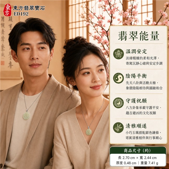 已售出勿下標・可訂做|翡翠八卦項鍊玉珮|淡綠色糯種先天八卦活動太極・天地定位・陰陽調和・太極和合・八方守護・趨吉避凶・守護平安・納福安泰・溫潤安定・清雅順遂|天然A貨翡翠・淡綠微黃半透明色澤・玉質溫潤・天然紋理・近正八角牌型・先天八卦雕刻・中央太極可轉動・銀色金屬吊頭・銀色鍊條|緬甸玉八卦玉墜|翡翠八卦吊墜玉珮項鍊ED192|客製化訂做各式翡翠八卦吊墜玉珮項鍊|附A貨翡翠雙證書 2 已售出勿下標・可訂做|翡翠八卦項鍊玉珮|淡綠色糯種先天八卦活動太極・天地定位・陰陽調和・太極和合・八方守護・趨吉避凶・守護平安・納福安泰・溫潤安定・清雅順遂|天然A貨翡翠・淡綠微黃半透明色澤・玉質溫潤・天然紋理・近正八角牌型・先天八卦雕刻・中央太極可轉動・銀色金屬吊頭・銀色鍊條|緬甸玉八卦玉墜|翡翠八卦吊墜玉珮項鍊ED192|客製化訂做各式翡翠八卦吊墜玉珮項鍊|附A貨翡翠雙證書 2