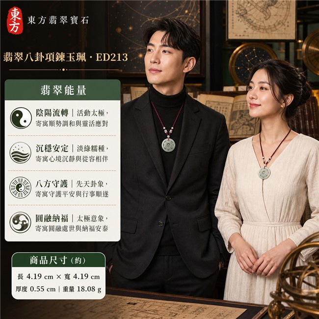 已售出勿下標・可訂做|翡翠八卦項鍊玉珮|淡綠色糯種先天八卦活動太極・天地定位・陰陽流轉・太極和合・八方守護・趨吉避凶・守護平安・納福安泰・圓融順遂|天然A貨翡翠・乳白淡綠色澤・玉質溫潤・天然紋理・圓環鏤空牌型・先天八卦雕刻・中央太極可轉動・深酒紅編繩・乳白圓珠與粉紅纏線|緬甸玉八卦玉墜|翡翠八卦吊墜玉珮項鍊ED213|客製化訂做各式翡翠八卦吊墜玉珮項鍊|附A貨翡翠雙證書 2 已售出勿下標・可訂做|翡翠八卦項鍊玉珮|淡綠色糯種先天八卦活動太極・天地定位・陰陽流轉・太極和合・八方守護・趨吉避凶・守護平安・納福安泰・圓融順遂|天然A貨翡翠・乳白淡綠色澤・玉質溫潤・天然紋理・圓環鏤空牌型・先天八卦雕刻・中央太極可轉動・深酒紅編繩・乳白圓珠與粉紅纏線|緬甸玉八卦玉墜|翡翠八卦吊墜玉珮項鍊ED213|客製化訂做各式翡翠八卦吊墜玉珮項鍊|附A貨翡翠雙證書 2