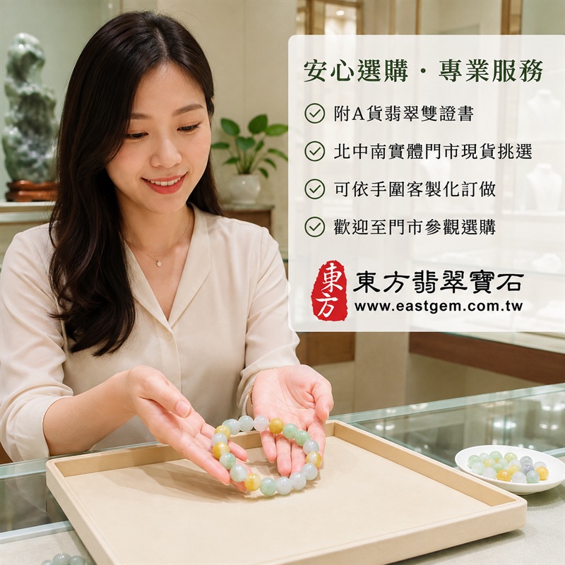 天然A貨三彩翡翠手鍊,三彩緬甸玉手鍊,黃翡翠珠子、油青種翡翠珠子、白翡翠珠子,白綠黃三色相映,溫潤雅緻,珠珠各有天然風貌,象徵招財納福、福祿壽喜、平安圓滿與富貴吉祥。木金土五行文化寓意,珠徑約8mm,重量約19.54克,男女皆宜,可依手圍客製化設計翡翠珠串,附中國玉石鑑定所A貨翡翠證書與東方翡翠寶石保證書雙證書,商品編號O3C020-5 天然A貨三彩翡翠手鍊,三彩緬甸玉手鍊,黃翡翠珠子、油青種翡翠珠子、白翡翠珠子,白綠黃三色相映,溫潤雅緻,珠珠各有天然風貌,象徵招財納福、福祿壽喜、平安圓滿與富貴吉祥。木金土五行文化寓意,珠徑約8mm,重量約19.54克,男女皆宜,可依手圍客製化設計翡翠珠串,附中國玉石鑑定所A貨翡翠證書與東方翡翠寶石保證書雙證書,商品編號O3C020-5