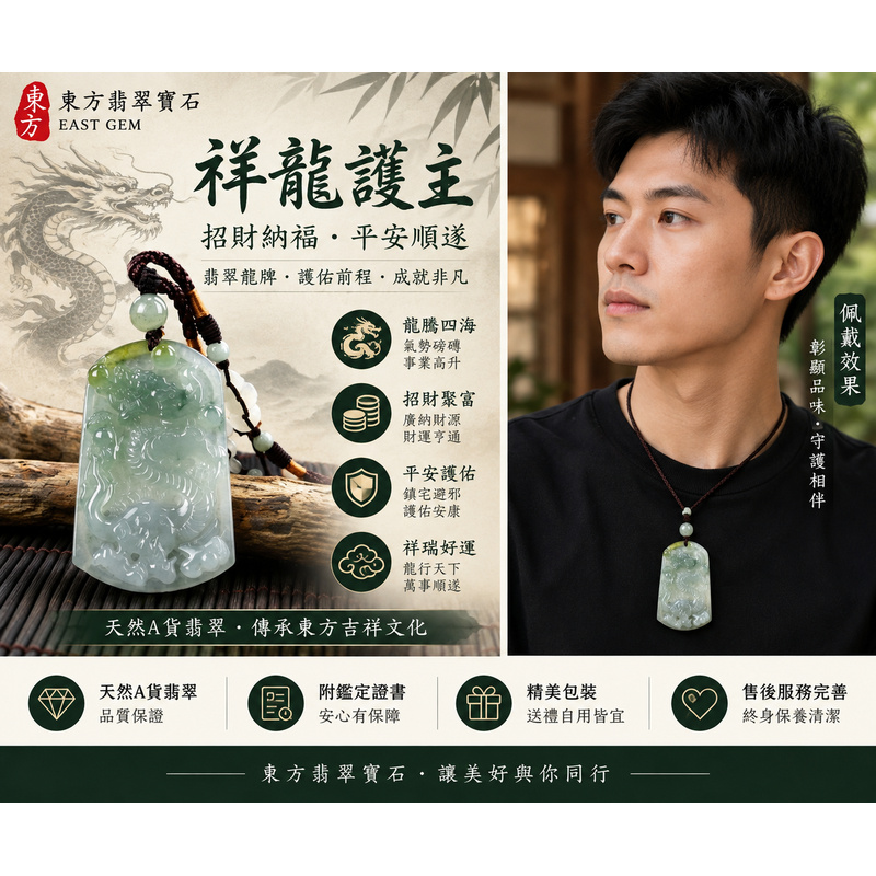 翡翠龍項鍊玉珮|祥龍瑞氣・招財納福・事業騰達・平安守護・吉祥順遂|A貨翡翠淡綠色糯冰種・帶飄花・些許黃翡|緬甸玉翡翠龍牌玉墜|DR469|客製化訂做翡翠龍吊墜玉珮項鍊|附A貨翡翠雙證書2 翡翠龍項鍊玉珮|祥龍瑞氣・招財納福・事業騰達・平安守護・吉祥順遂|A貨翡翠淡綠色糯冰種・帶飄花・些許黃翡|緬甸玉翡翠龍牌玉墜|DR469|客製化訂做翡翠龍吊墜玉珮項鍊|附A貨翡翠雙證書2