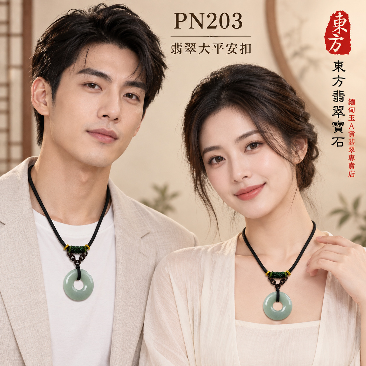 【A貨翡翠厚莊大平安扣項鍊玉珮|PN203|糯豆種帶黃褐色緬甸玉、厚圓形銅幣造型、厚實沉穩圓滿大器】天然翡翠厚莊大平安扣玉墜,糯豆種呈現自然厚實玉質與沉穩色澤,局部帶黃褐色層次增添天然個性,整體厚圓造型大器有份量,寓意平安富貴、厚福承載、圓滿和合、家庭安穩、生活順遂、福氣臨門、吉祥納福,適合男女大器佩戴、厚莊翡翠收藏、長輩贈禮、節慶祝福與客製化訂做,PN203,附A貨翡翠雙證書2 【A貨翡翠厚莊大平安扣項鍊玉珮|PN203|糯豆種帶黃褐色緬甸玉、厚圓形銅幣造型、厚實沉穩圓滿大器】天然翡翠厚莊大平安扣玉墜,糯豆種呈現自然厚實玉質與沉穩色澤,局部帶黃褐色層次增添天然個性,整體厚圓造型大器有份量,寓意平安富貴、厚福承載、圓滿和合、家庭安穩、生活順遂、福氣臨門、吉祥納福,適合男女大器佩戴、厚莊翡翠收藏、長輩贈禮、節慶祝福與客製化訂做,PN203,附A貨翡翠雙證書2