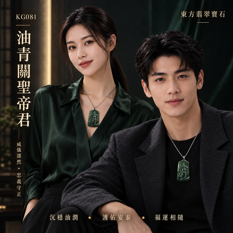 (已出售勿下標,可訂做)翡翠關公項鍊玉珮|關聖帝君昂然守義・威武護持・堅志前行・穩業守成・財福漸聚・貴人相助・安泰順遂|A貨翡翠糯種油青・青綠色澤濃厚・玉質溫潤細緻・油潤光感自然・色韻沉著・人物立體精雕|緬甸玉關公玉墜・關聖帝君牌玉珮KG081|客製化訂做各式翡翠關公吊墜玉珮項鍊|附A貨翡翠雙證書2 (已出售勿下標,可訂做)翡翠關公項鍊玉珮|關聖帝君昂然守義・威武護持・堅志前行・穩業守成・財福漸聚・貴人相助・安泰順遂|A貨翡翠糯種油青・青綠色澤濃厚・玉質溫潤細緻・油潤光感自然・色韻沉著・人物立體精雕|緬甸玉關公玉墜・關聖帝君牌玉珮KG081|客製化訂做各式翡翠關公吊墜玉珮項鍊|附A貨翡翠雙證書2