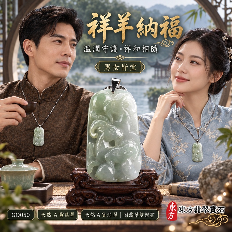 已售出可訂做|翡翠生肖羊項鍊玉珮|吉祥納福・溫良和美・福氣安康・事事順遂・平安吉祥・三陽開泰|天然A貨翡翠・緬甸玉・淺綠・糯種|三羊開泰|生肖羊玉珮・羊玉墜・羊吊墜・翡翠羊牌・十二生肖羊項鍊・緬甸玉項鍊・A貨翡翠項鍊|GO050|男女翡翠項鍊・送禮收藏|客製化訂做翡翠羊玉珮、翡翠羊玉墜、翡翠羊吊墜、生肖羊項鍊|附A貨翡翠雙證書・東方翡翠寶石 已售出可訂做|翡翠生肖羊項鍊玉珮|吉祥納福・溫良和美・福氣安康・事事順遂・平安吉祥・三陽開泰|天然A貨翡翠・緬甸玉・淺綠・糯種|三羊開泰|生肖羊玉珮・羊玉墜・羊吊墜・翡翠羊牌・十二生肖羊項鍊・緬甸玉項鍊・A貨翡翠項鍊|GO050|男女翡翠項鍊・送禮收藏|客製化訂做翡翠羊玉珮、翡翠羊玉墜、翡翠羊吊墜、生肖羊項鍊|附A貨翡翠雙證書・東方翡翠寶石