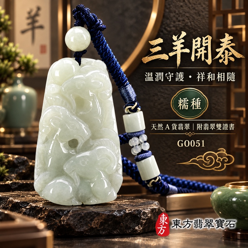 已售出可訂做|翡翠生肖羊項鍊玉珮|吉祥納福・溫良和美・福氣安康・事事順遂・平安吉祥・三陽開泰|天然A貨翡翠・緬甸玉・淡綠・糯種|三羊開泰|生肖羊玉珮・羊玉墜・羊吊墜・翡翠羊牌・十二生肖羊項鍊・緬甸玉項鍊・A貨翡翠項鍊|GO051|男女翡翠項鍊・送禮收藏|客製化訂做翡翠羊玉珮、翡翠羊玉墜、翡翠羊吊墜、生肖羊項鍊|附A貨翡翠雙證書・東方翡翠寶石 已售出可訂做|翡翠生肖羊項鍊玉珮|吉祥納福・溫良和美・福氣安康・事事順遂・平安吉祥・三陽開泰|天然A貨翡翠・緬甸玉・淡綠・糯種|三羊開泰|生肖羊玉珮・羊玉墜・羊吊墜・翡翠羊牌・十二生肖羊項鍊・緬甸玉項鍊・A貨翡翠項鍊|GO051|男女翡翠項鍊・送禮收藏|客製化訂做翡翠羊玉珮、翡翠羊玉墜、翡翠羊吊墜、生肖羊項鍊|附A貨翡翠雙證書・東方翡翠寶石