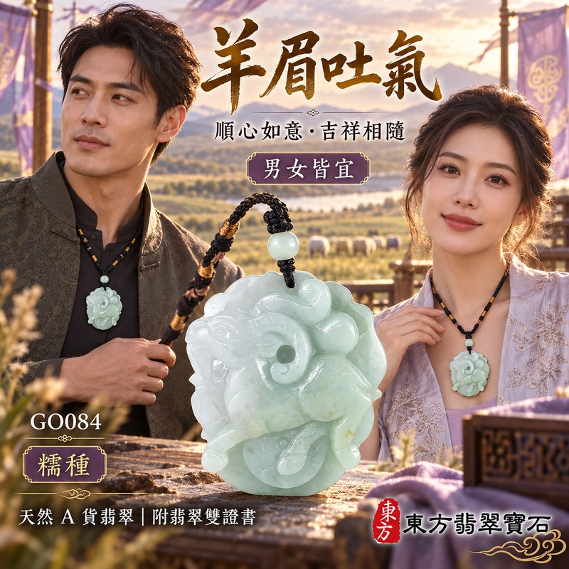 翡翠生肖羊項鍊玉珮|吉祥納福・溫良和美・福氣安康・事事順遂・平安吉祥・羊眉吐氣・揚眉展志|天然A貨翡翠・緬甸玉・淡綠・糯種|羊眉吐氣、洋洋如意|生肖羊玉珮・羊玉墜・羊吊墜・翡翠羊牌・十二生肖羊項鍊・緬甸玉項鍊・A貨翡翠項鍊|GO084|男女翡翠項鍊・送禮收藏|客製化訂做翡翠羊玉珮、翡翠羊玉墜、翡翠羊吊墜、生肖羊項鍊|附A貨翡翠雙證書・東方翡翠寶石 翡翠生肖羊項鍊玉珮|吉祥納福・溫良和美・福氣安康・事事順遂・平安吉祥・羊眉吐氣・揚眉展志|天然A貨翡翠・緬甸玉・淡綠・糯種|羊眉吐氣、洋洋如意|生肖羊玉珮・羊玉墜・羊吊墜・翡翠羊牌・十二生肖羊項鍊・緬甸玉項鍊・A貨翡翠項鍊|GO084|男女翡翠項鍊・送禮收藏|客製化訂做翡翠羊玉珮、翡翠羊玉墜、翡翠羊吊墜、生肖羊項鍊|附A貨翡翠雙證書・東方翡翠寶石